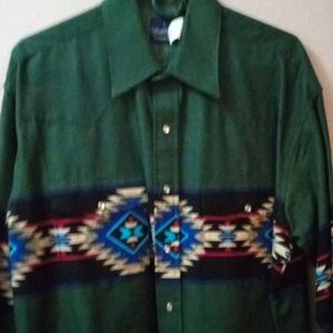 Origin Wrangler Vintage Men's Button down shirt Size L Never Worn brand new ntag
